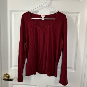 J. Jill Long Sleeve Top Size L